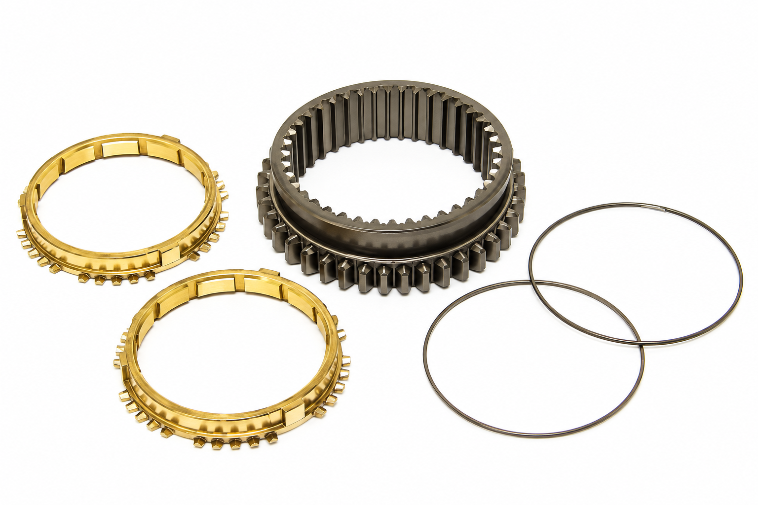 Synchrotech 92-01 Integra LS 1-2 Brass Synchro Sleeve Set